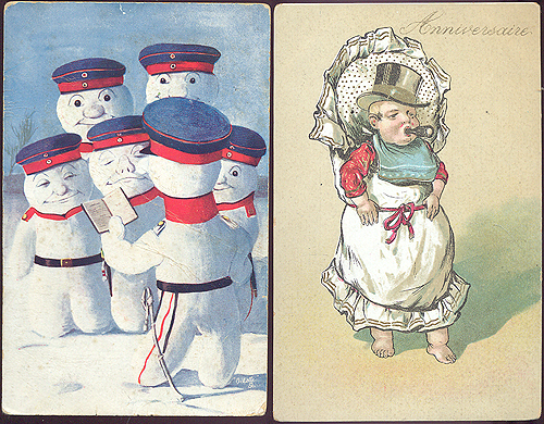 Дети - Комплект № 7 (12 открыток) Компания Зингер 1910 г инфо 1971g.