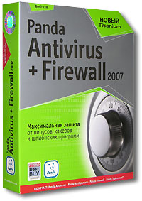 Panda Antivirus + Firewall 2007 (на 3 ПК) Лицензия на 1 год CD-ROM, 2006 г коробка RETAIL BOX Что делать, если программа не запускается? инфо 2893g.